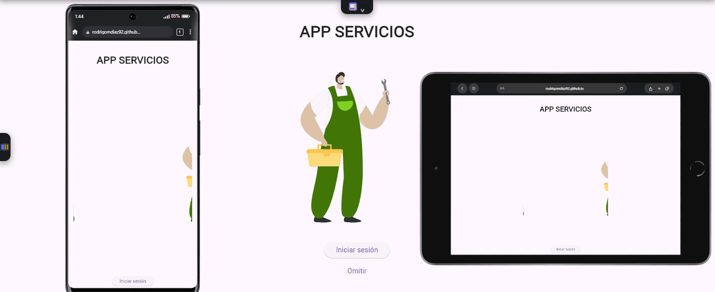 Prototipo de App Web/Móvil de Servicios